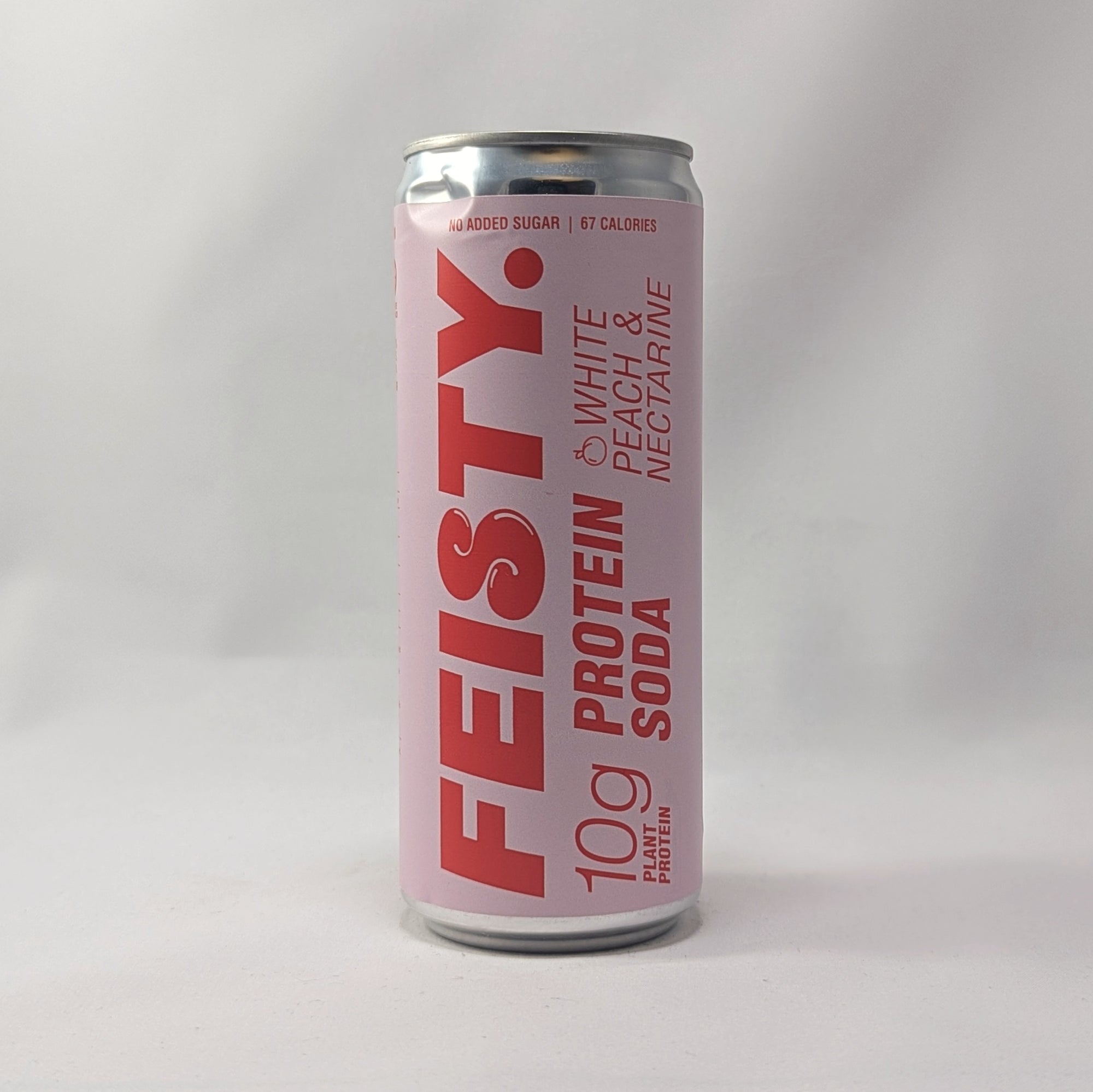 White Peach Nectarine Protein Soda