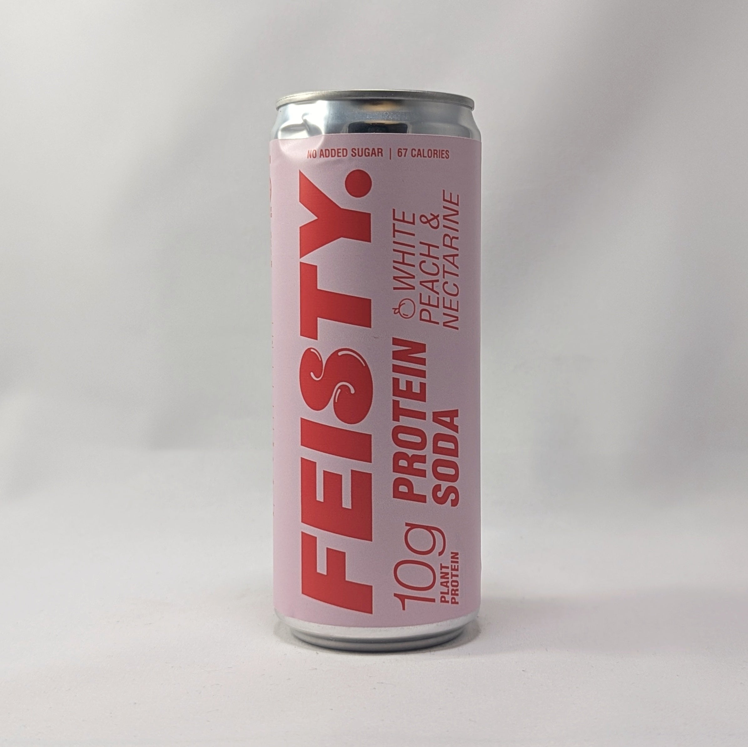 White Peach Nectarine Protein Soda