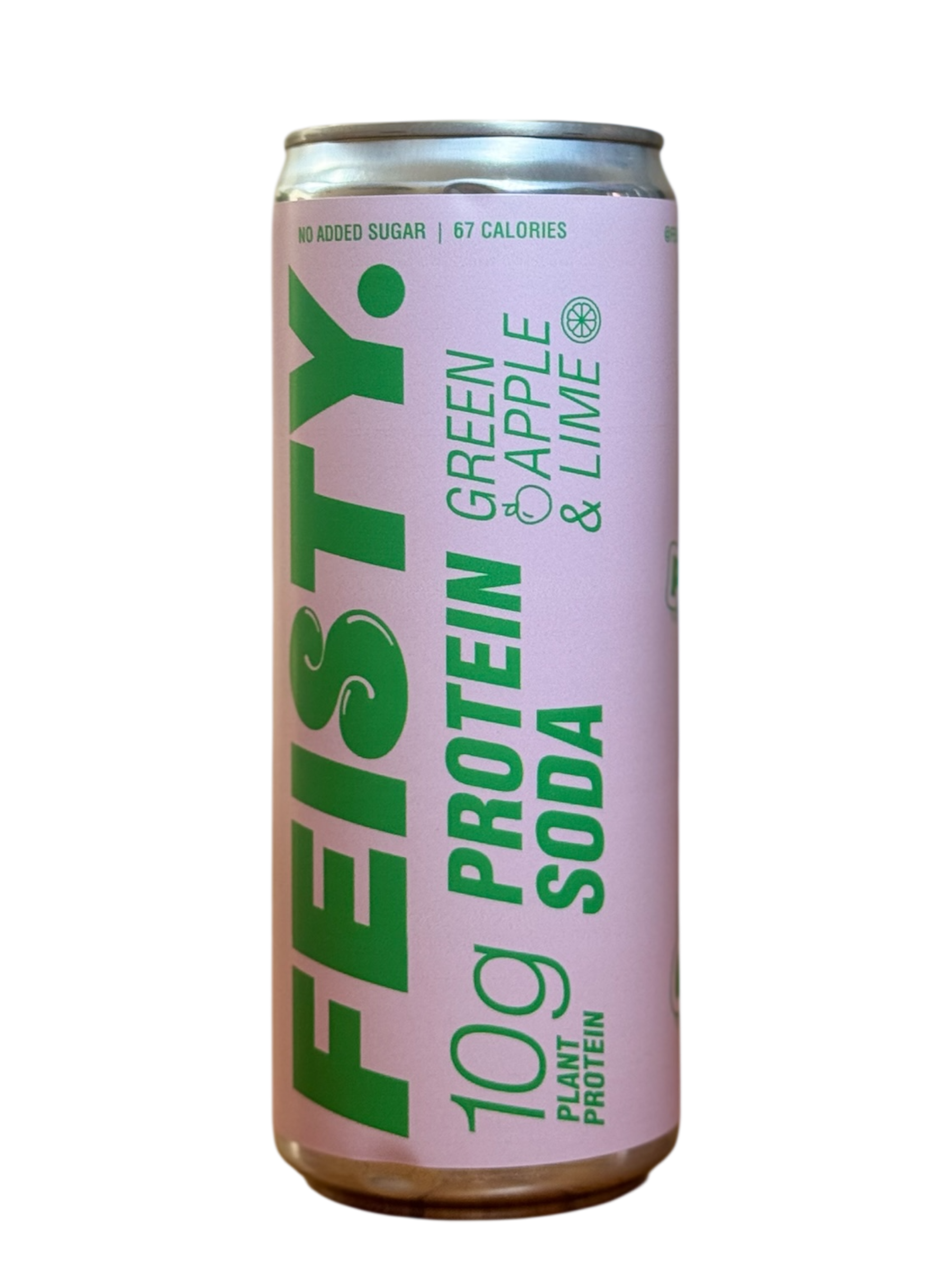 Green Apple and Lime Protein Soda