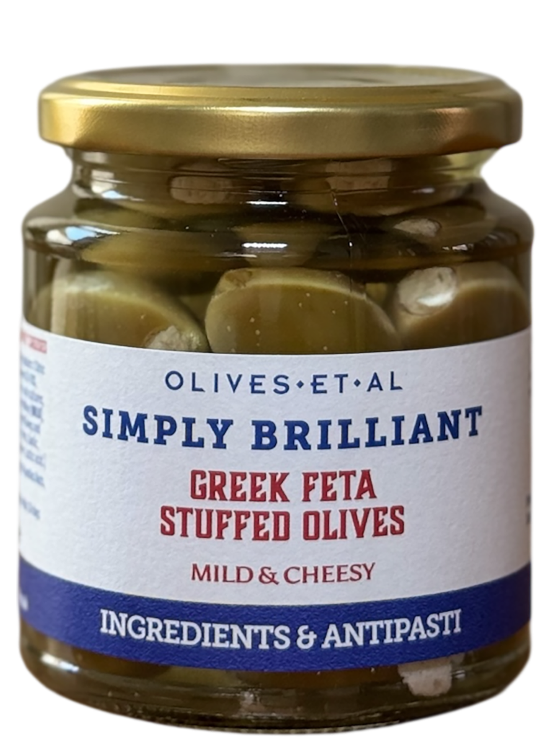 Feta and Myzithra Cheese Stuffed Olives