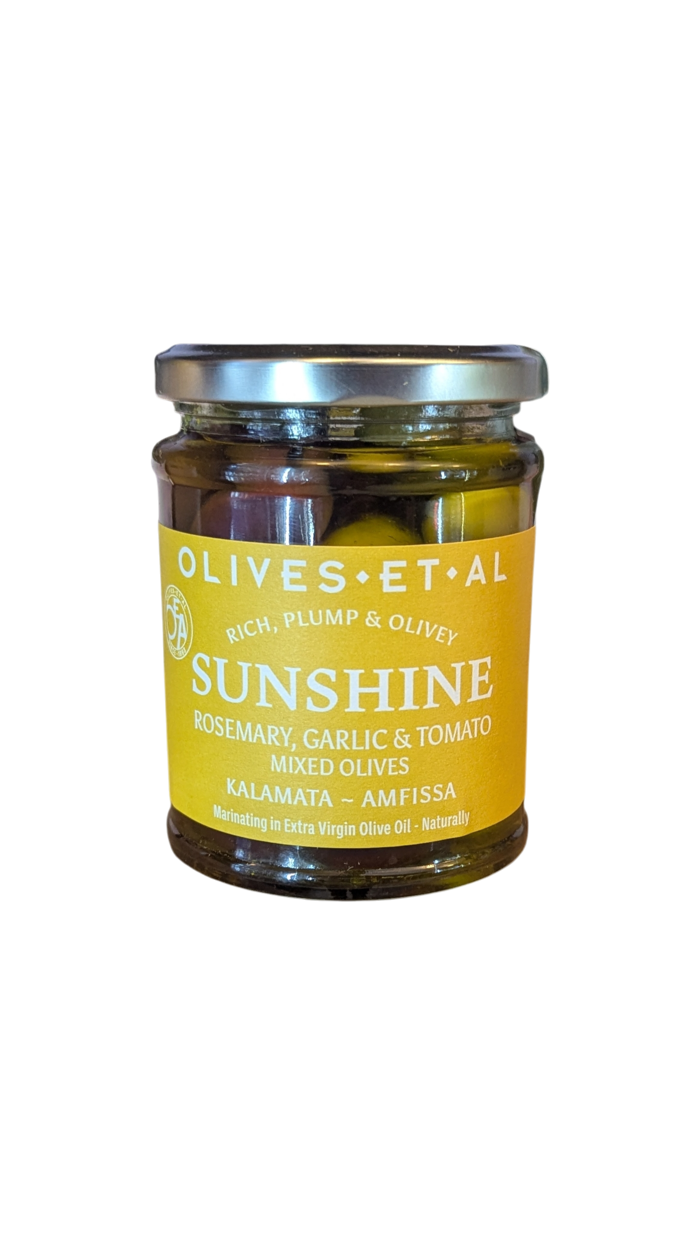Sunshine - Rosemary, Garlic and Tomato Mixed Olives